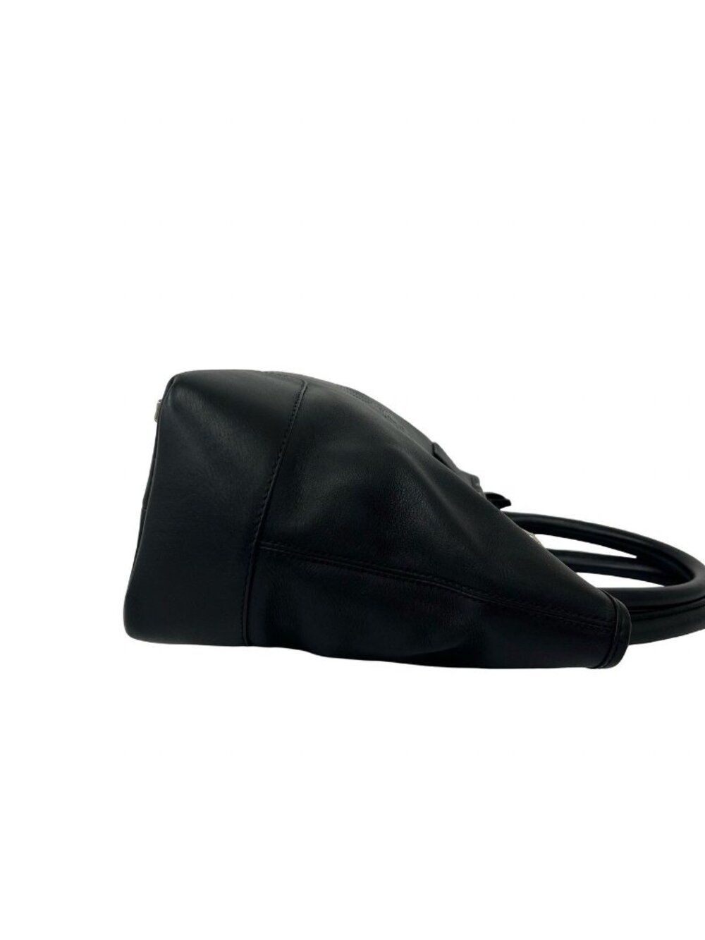 Loewe Key with Cadena Anagram Logo Leather Handbag Mini Tote Black - Picture 6 of 10